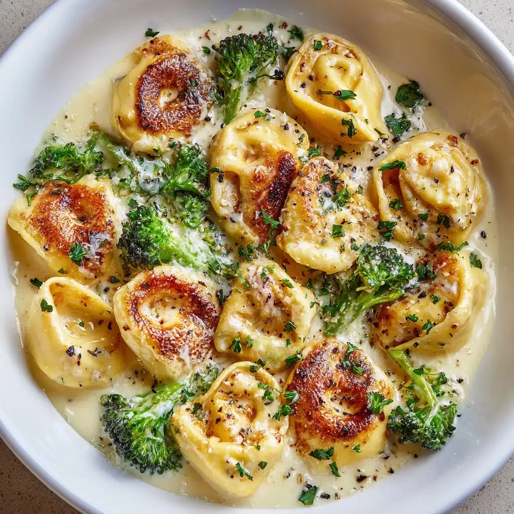 Creamy Parmesan Tortellini with Chicken Recipe - Recipe Image