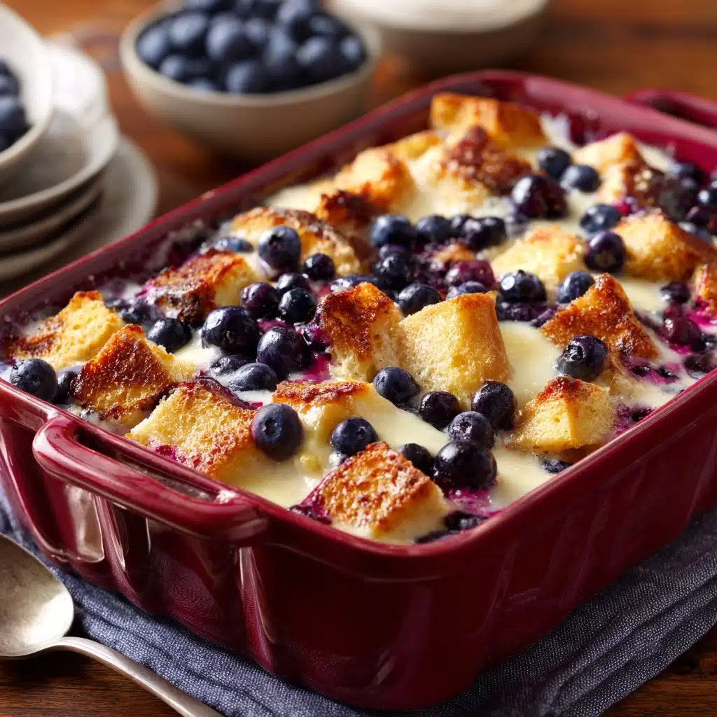 Blueberry French Toast Casserole Delight Recipe - Recipe Image