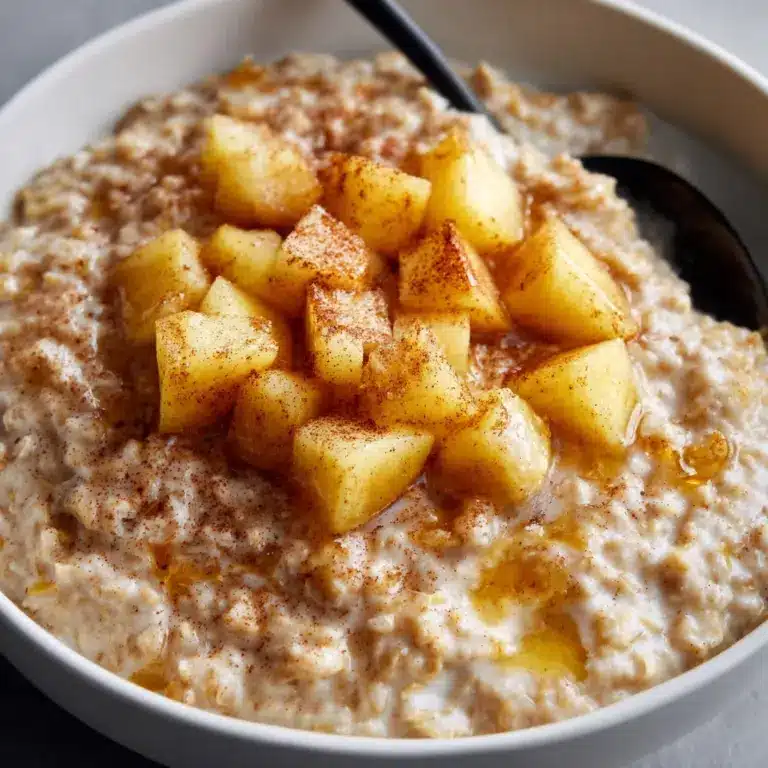 Apple Cinnamon Oatmeal on the Stove Recipe