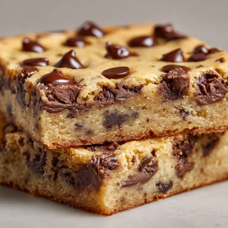Chocolate Chip Banana Bars Recipe