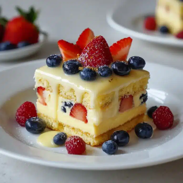 Summer Berry Bliss Icebox Delight Recipe