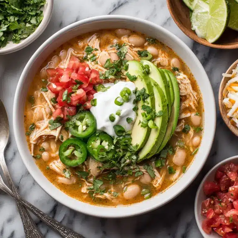 Creamy Cajun White Chicken Chili Recipe