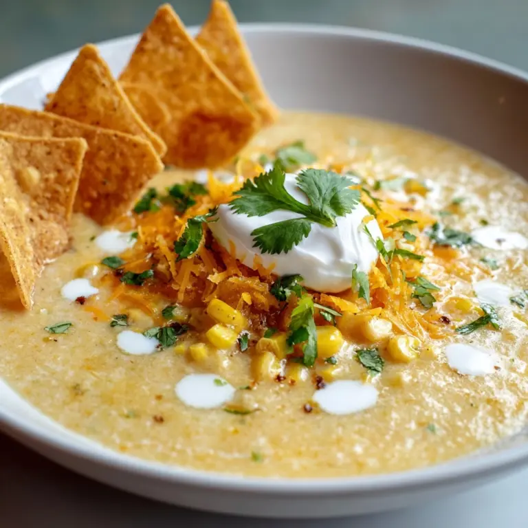 Creamy Green Enchilada Chicken Soup Recipe