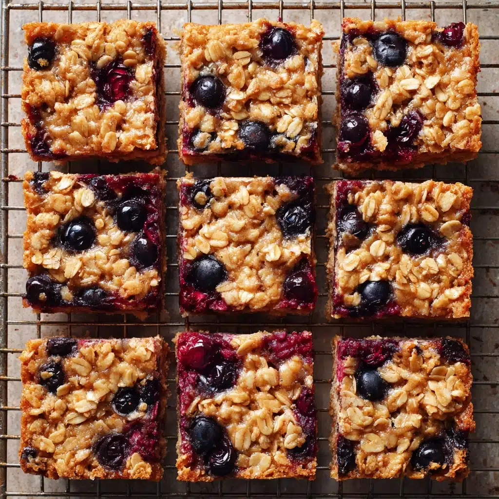Blueberry Oatmeal Breakfast Bars Recipe