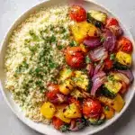 Mediterranean Halloumi Veggie Bake Recipe