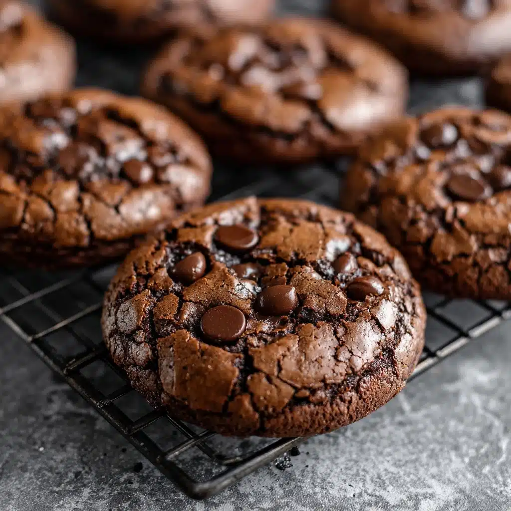 Fudgy Chocolate Brownie Cookies Recipe - Recipe Image