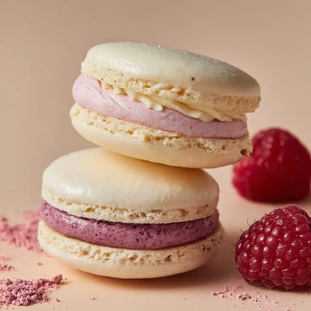 White Chocolate Raspberry Macarons Recipe - Recipe Image
