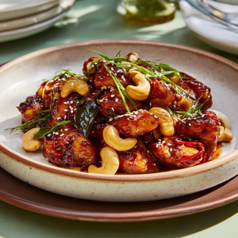 Keto Cashew Chicken Recipe