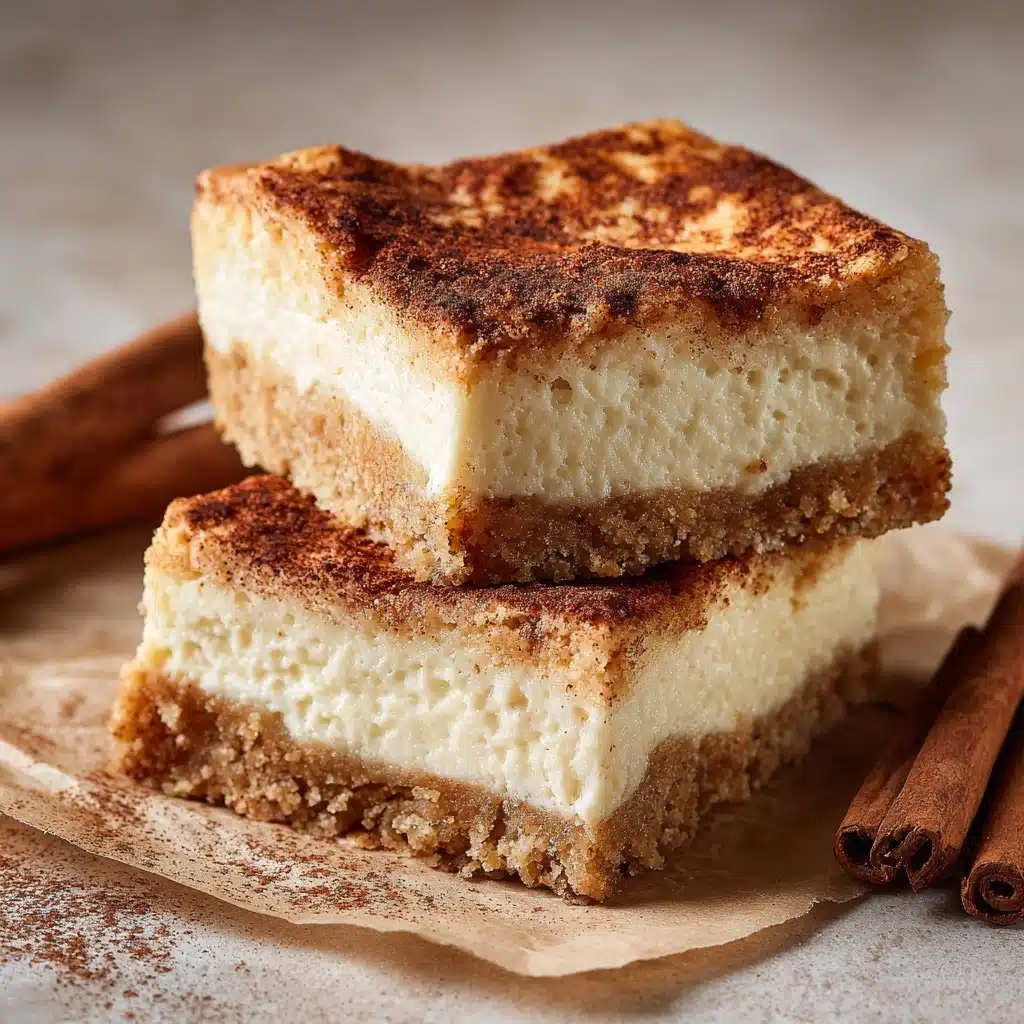 Cinnamon Churro Cheesecake Bars Recipe