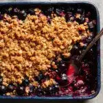 Blueberry Baked Oatmeal Crisp Recipe