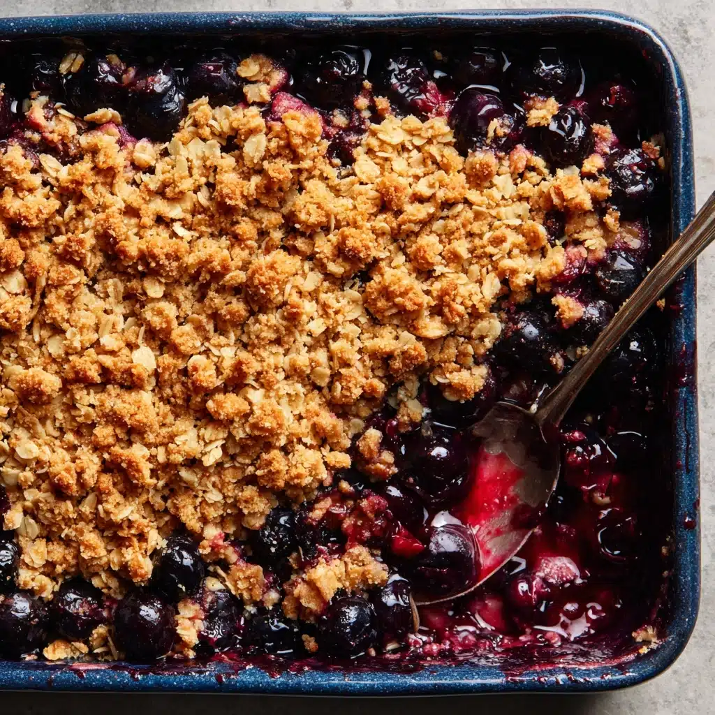Blueberry Baked Oatmeal Crisp Recipe