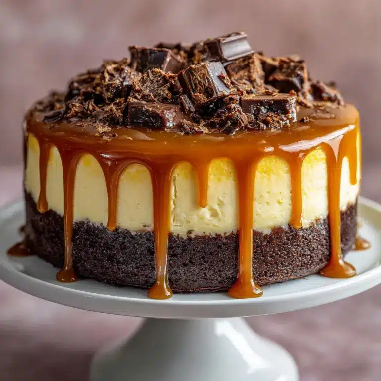 Caramel Brownie Cheesecake Recipe