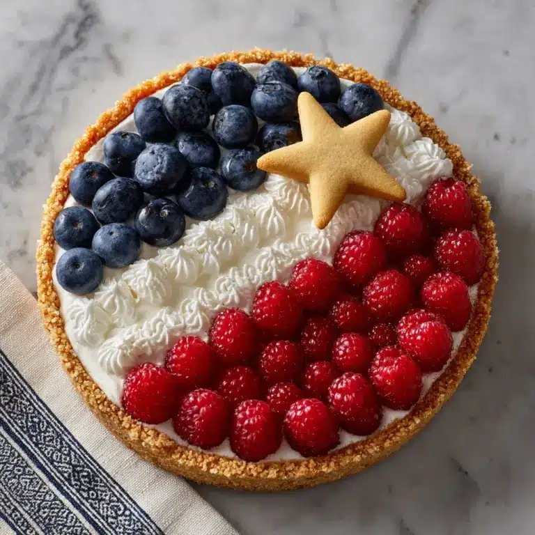 Red, White, and Blueberry Flag Pizza Recipe