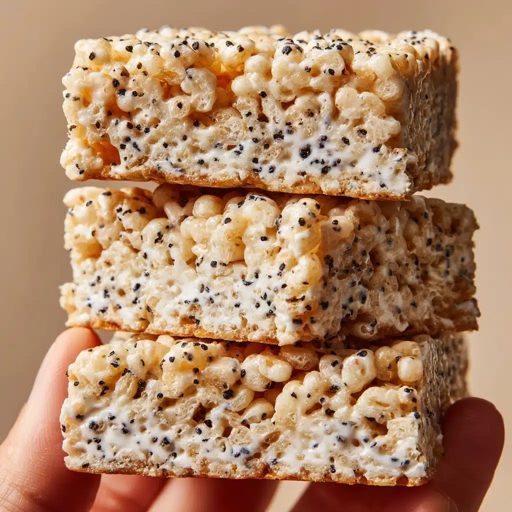 Black Sesame Rice Krispie Treats Recipe