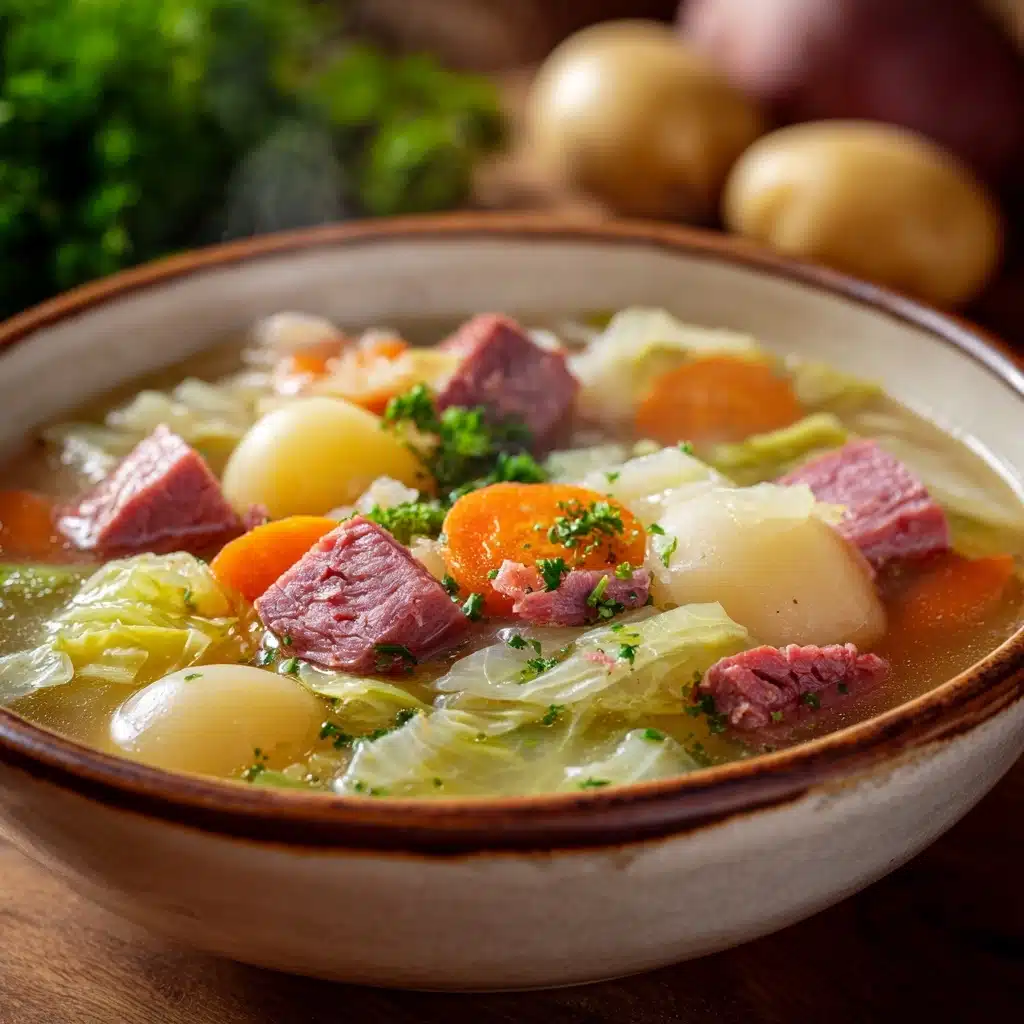 Corned Beef and Cabbage Soup Recipe - Recipe Image