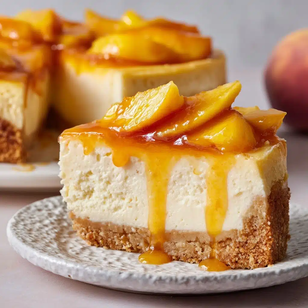 Peach Cobbler Cheesecake Recipe