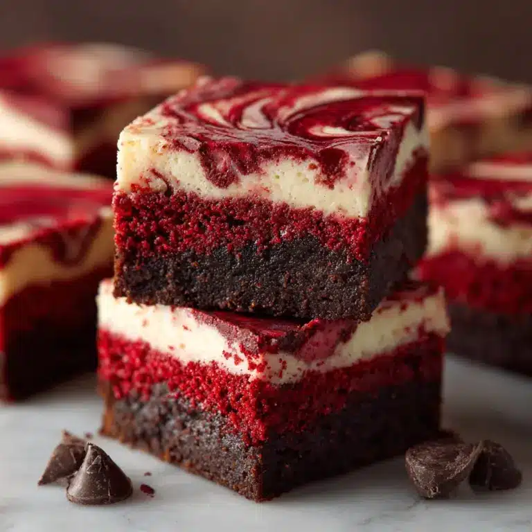 Decadent Red Velvet Cheesecake Brownies Recipe