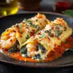 olls with Roasted Red Pepper Cream Sauce Recipe