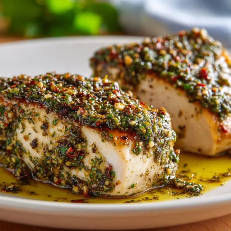 Easy Baked Pesto Chicken Recipe