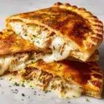 Chicken Alfredo Air Fryer Calzones Recipe