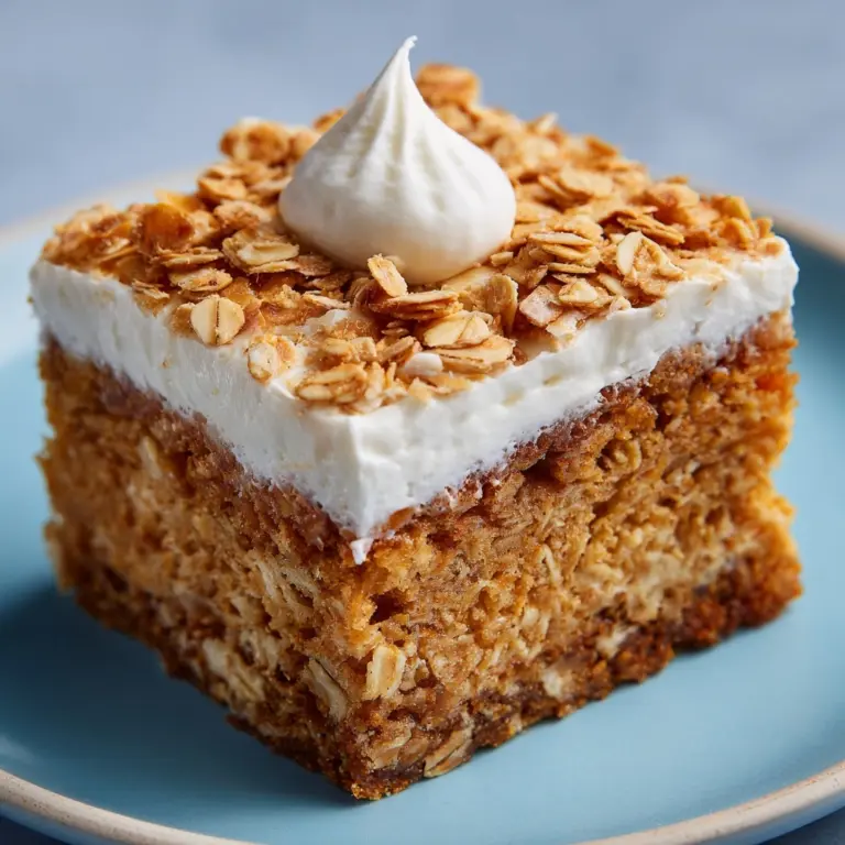 Single-Serving Carrot Cake Baked Oats Recipe