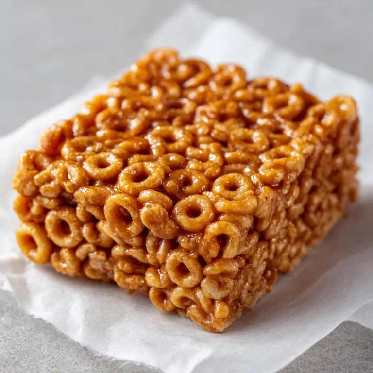 Peanut Butter Cheerio Bars Recipe