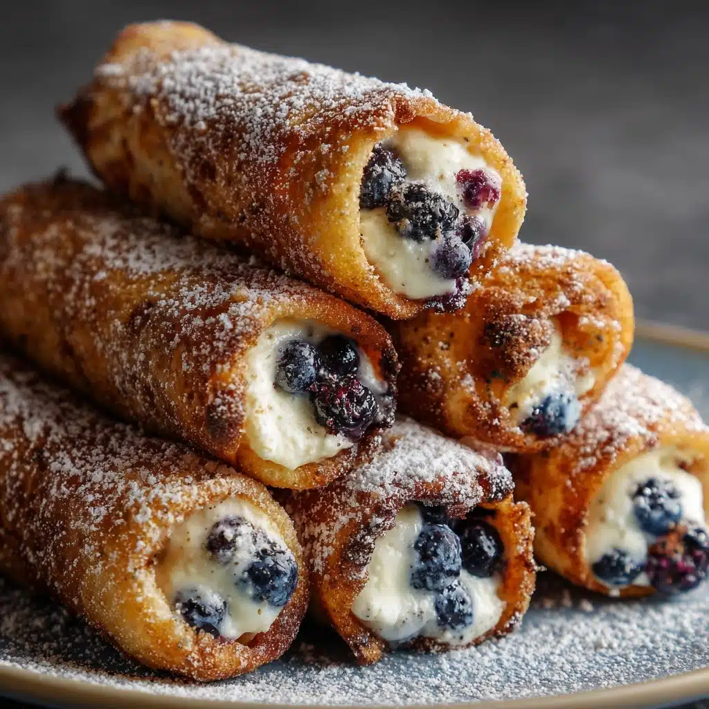 Blueberry French Toast Roll Ups Recipe