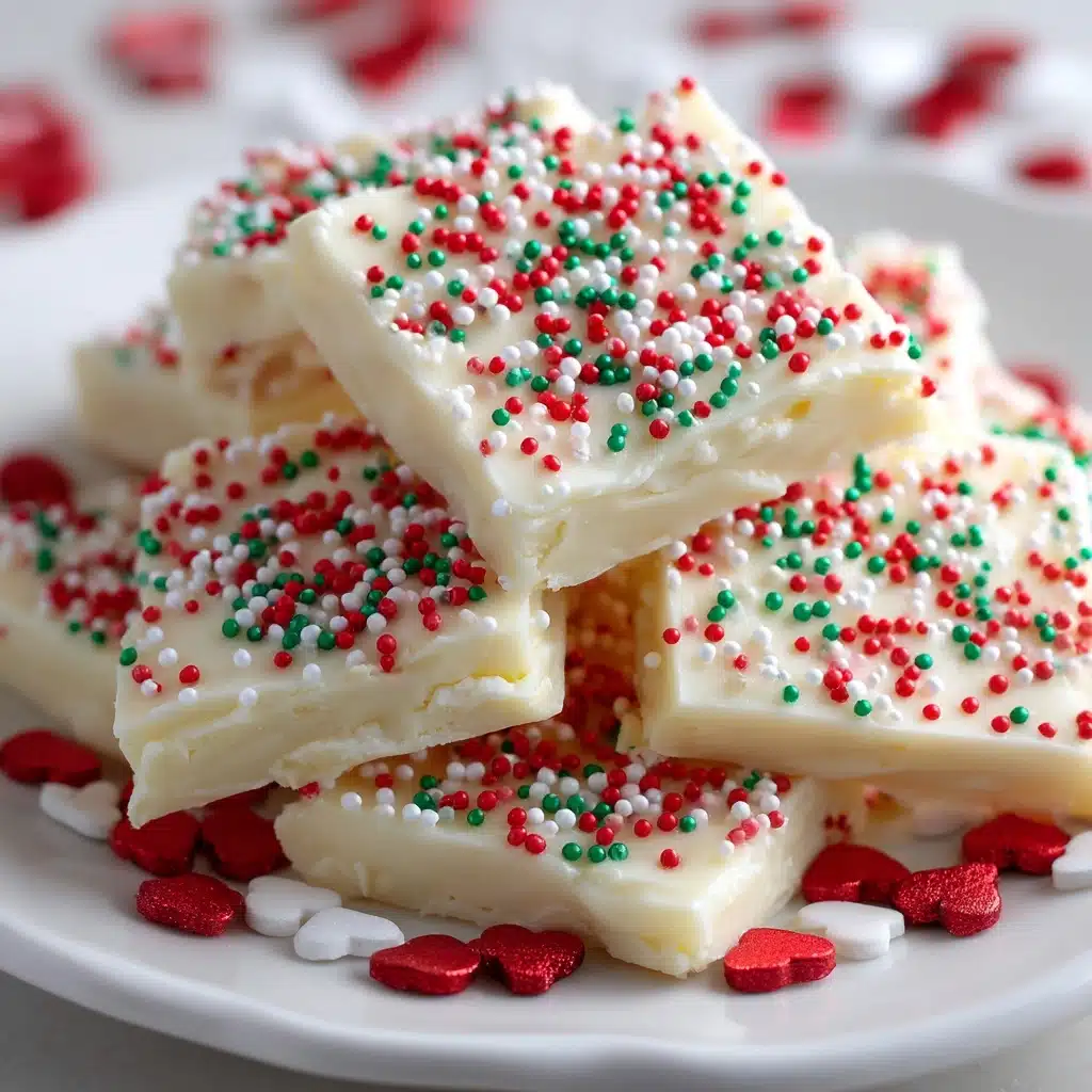 White Chocolate No-Bake Festive Candy Recipe