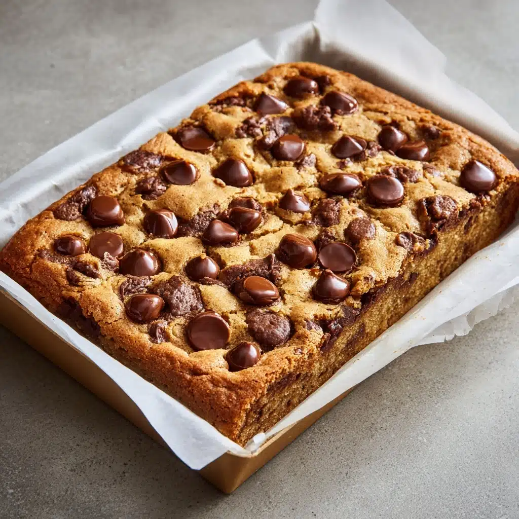 Peanut Butter Chocolate Chip Cookie Bars Recipe - Recipe Image
