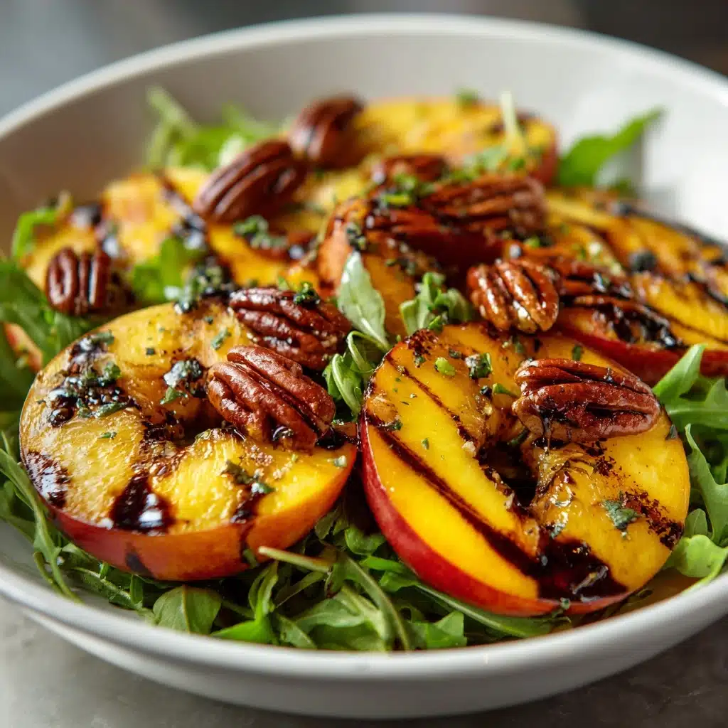 Grilled Peach Salad Recipe - Recipe Image