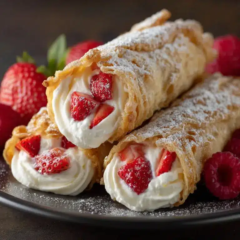 Strawberry Cheesecake Eggroll Bites Recipe