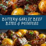 Slow Cooker Garlic Butter Beef Bites & Potatoes Recipe