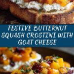 Butternut Squash, Cranberry, and Goat Cheese Crostini Recipe
