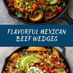 Mexican Beef Wedges Recipe