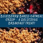 Blueberry Baked Oatmeal Crisp Recipe
