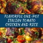 One-Pot Italian Tomato Chicken and Rice Recipe
