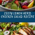 Lemon Herb Chicken Salad (Keto-Friendly) Recipe