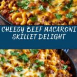 One-Skillet Cheesy Beef and Macaroni Recipe
