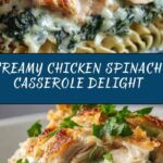 Creamy Chicken and Spinach Casserole Recipe