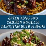 Spicy Kung Pao Chicken Noodles Recipe
