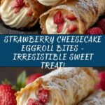 Strawberry Cheesecake Eggroll Bites Recipe