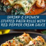 olls with Roasted Red Pepper Cream Sauce Recipe