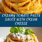 Tomato Pasta Sauce with Cream Cheese Recipe